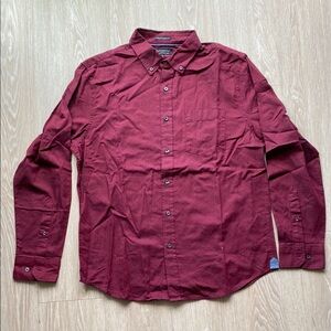 Banana Republic Burgundy Button Down Shirt